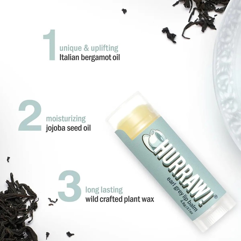 Bálsamo Labial Earl Grey Paquete De 2 Orgánico Vegano Sin