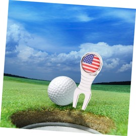 KICHOUSE 1 Set Professional Golf Divot Tool Set of Durable Hat Clip Outdoor Ball Marker Delicate Design for Golf Course Repairs