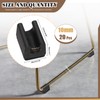 Wokape 20Pcs 10MM Rectangle U-Shaped Chair Leg Tips Caps with