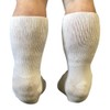 Bariatric Sock for Extreme Lymphedema Calf stretches to 30" (Black)