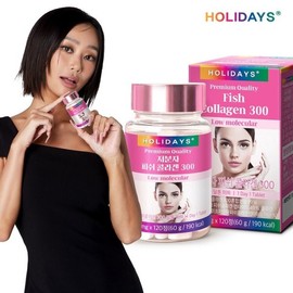 Holidays 피쉬 콜라겐300 120정 1병 4개월분) Fish Collagen 300 120 Tablets (1 Bottle, 4-Month Supply)