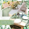 AiQInu Muslin Table Runner, 80 x 300 cm, Light Green