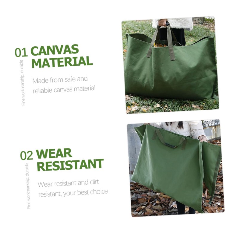 CAXUSD Folding Gardening Leaf Bag Large Storage Bag for Garden