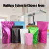 100 Pack Resealable Stand Up Bags,Smell Proof Pouch Sealable Foil