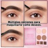 5 En 1 Paleta Sombras, Contorno, Iluminación, Labial Y Rubor