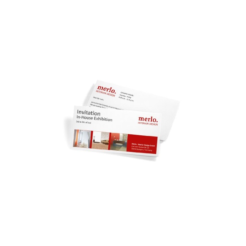 SIGEL LP713 Compliment Cards, DL, 185gsm, 60 pcs. = 20