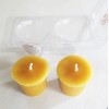 Beeswax Votives in 2/4/6/8/12/16/24/32/40/48/72/96/250 Choose Quantity/Handmade USA / 2 oz