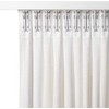 White Ritva Curtain Set - Size: 57 x 98 (1,