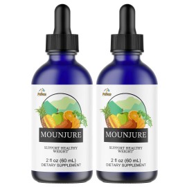Pelican Vitamins MOUNJURE - Amino Diet Drops- Keto & Weight Support- 2 Bottles- 120ml (2fl oz)
