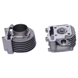 RustyVioum 150cc Big Bore Cylinder Kit 61mm Bore Fit Scooter ATV Quad With 150CC Gy6 Motors Kit Head Piston Gasket Set 61mm 150cc