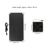 Solar Panel Fan Kit 20W Powered Mini Portable for Greenhouse