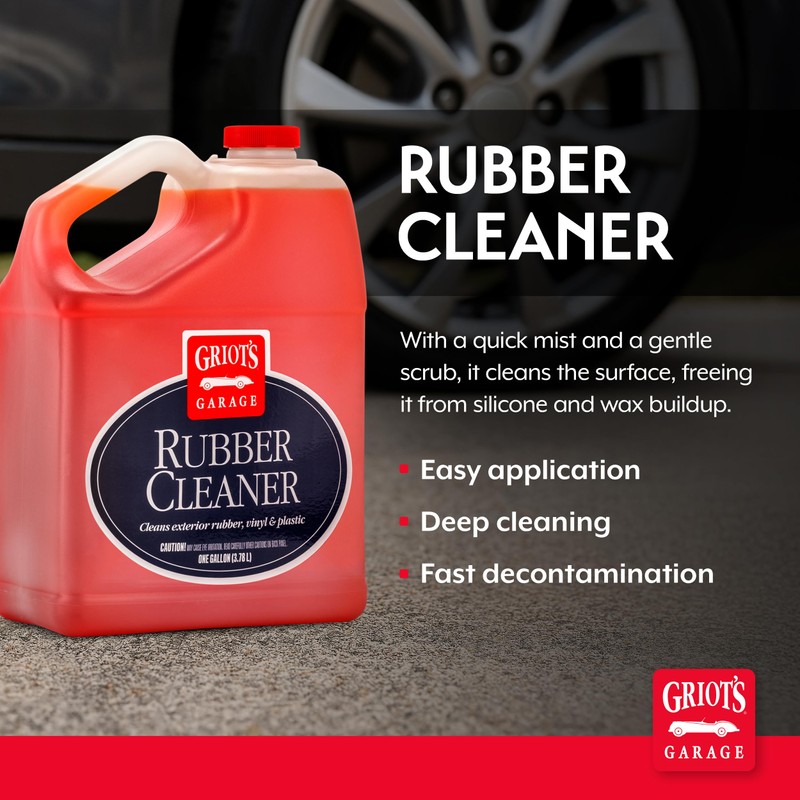 Griot's Garage Rubber Cleaner for Car Cleaning and Detailing, Works