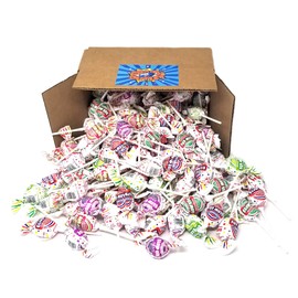 CrazyOutlet Charms Blow Pops Candy Bulk Lollipops, Bubble Gum Filled Pop, Assorted Fruit Flavors, Bulk Pack 2 Lbs