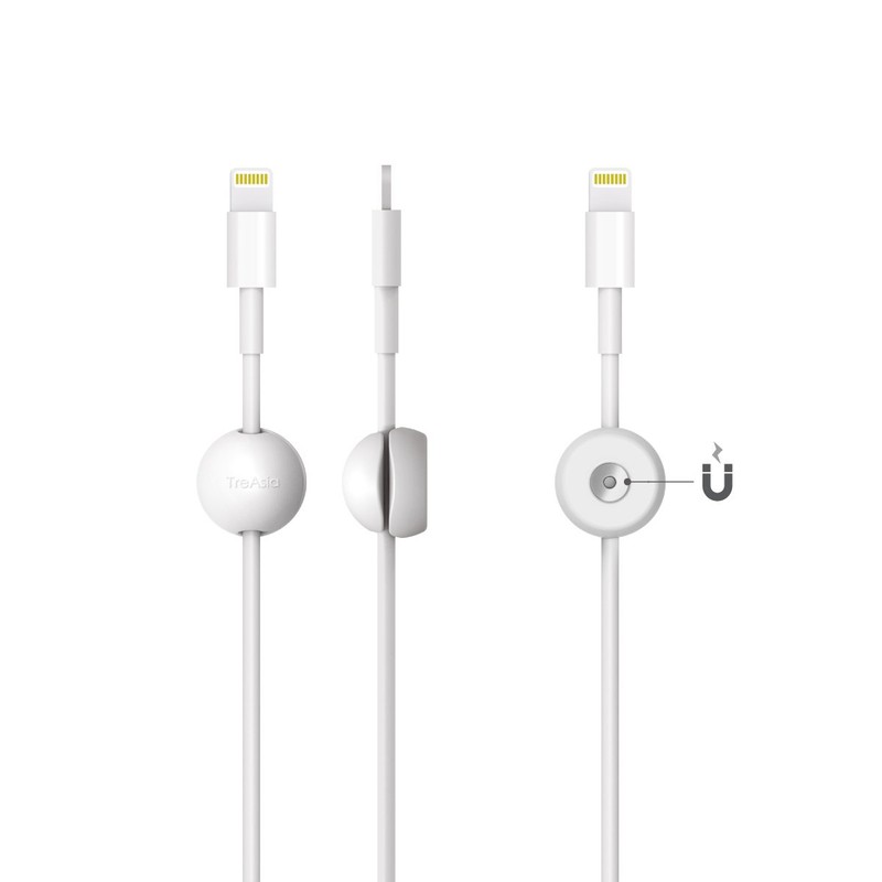 Lead Trend Magnetic Cable Dot White / Black