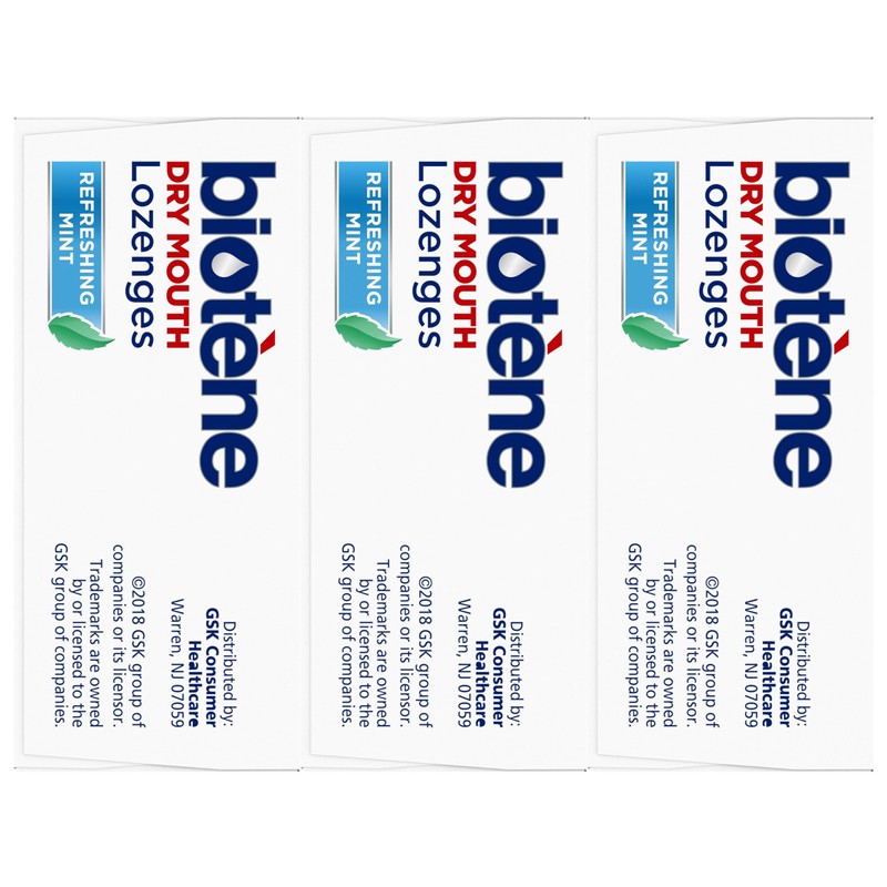Biotene Dry Mouth Lozenges for Dry Mouth and Fresh Breath,