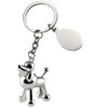 SILBERKANNE Keyring Poodle 10 x 3.5 x 2 cm Premium