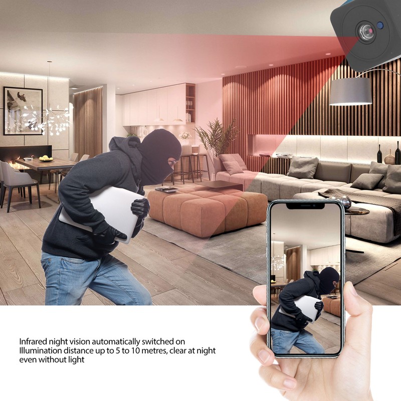 Home Monitoring Camera WiFi Wireless Intelligent HD Night Vision Indoor