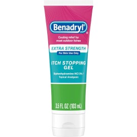 Benadryl Extra Strength Anti-Itch Gel 3.5oz Fast Relief Skin