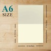 A6 Blank Cream Folding Greeting Cards | 4.5 x 6