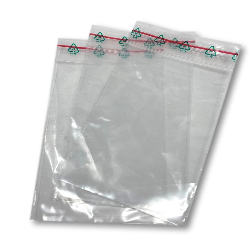 EKNA Ziplock Bags, Pack of 1000, 50 µm, Baggies 60