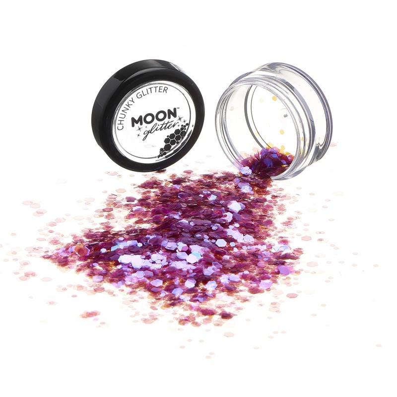 Moon Glitter Iridescent Piece Glitter – 100% Cosmetic Glitter for