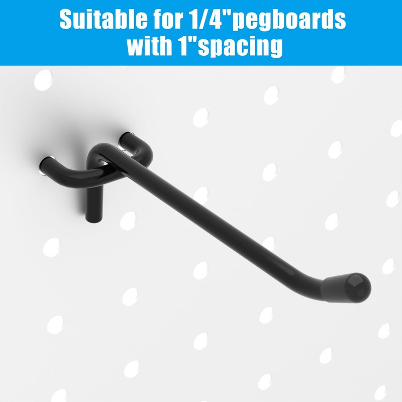157 PCS Extra Thick Pegboard Hook Set, Metal Pegboard Accessory