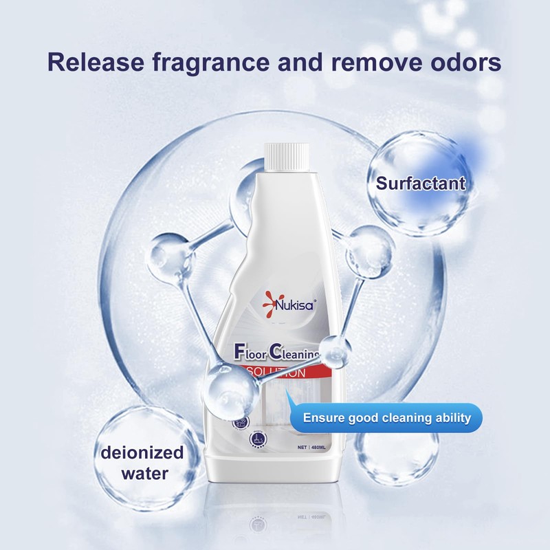 Nukisa Sweet Orange Scent Floor Cleaning Solution Compatible With Roborock