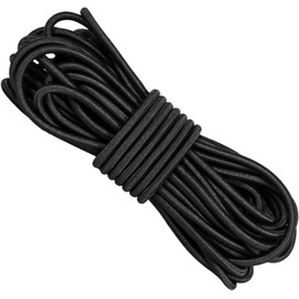 10 Meter Round Elastic Cord 4mm Wide Elastic String Black Stretchy String for Rrampoline Camping Sweatshirt Drawstring