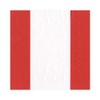 Caspari Bandol Stripe Paper Luncheon Napkins in Red, 40 Count