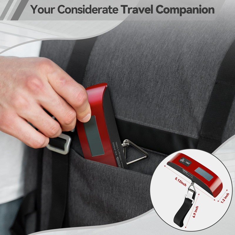 Luggage Scale, Dr.meter Luggage Weight Scale Backlight LCD Display PS02
