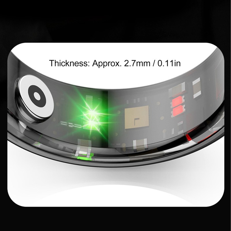 Smart Ring IP68 Waterproof Multi Sports Modes Magnetic Charging BT