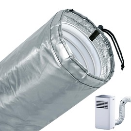 GOKEI Duct Cover, Hose Cover, Exhaust Pipe Insulation, For Mobile Air Conditioners, Flexible Material, Lightweight, Waterproof, Dustproof, Energy Saving, Heat Retention, Spot Cooler, Portable Air