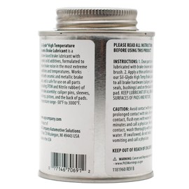 AGS Automotive Solutions Ceramic-Glyde Silicone Brake Lubricant – 8oz Brush Top Can, Advanced Noise Reduction, Exceptional Brake Pad Protection, Reliable Performance
