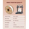 DURAMIC 3D TPU Filament 1.75mm Black White Flexible Filament 95A,