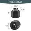 Homhelar 19693 1/2" Router Collet Replaces for 326286-03 2610906284 Hitachii