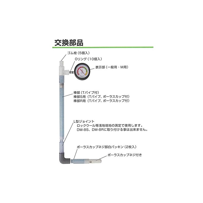Soil Moisture Meter, pF Meter, DM-8, General Use, Tension Meter,