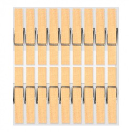 1500 Large Wooden Clothespins Natural Wood 10ea