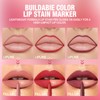 LANGMANNI 12 Colors Sculpting Matte Velvet Lip Liner Set,Smooth Creamy