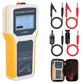 BuyWeek 1600 W Photovoltaic Solar Panel Tester Solar Panel Multimeter MPPT Tester with LCD Display Backlight Open Circuit Voltage Tester for Solar PV System Solar Module Tests