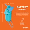 O2COOL Carabiner Sport Misting Fan - Pocket Sized, Portable On-The-Go
