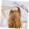 WOONEKY Hollow Bristle Brush Curved for Long Hair Enhance Volume