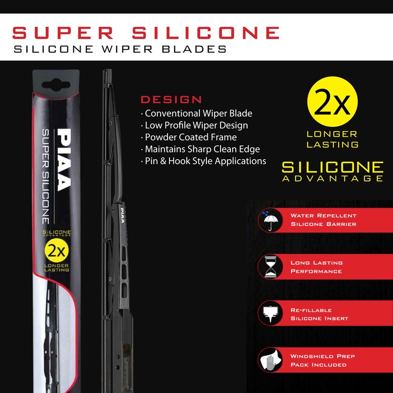 Piaa 95043 Super Silicone Wiper Blade - 17"" 430mm (Pack