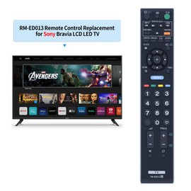RM-ED013 Remote Control Replacement for Sony Bravia LCD LED TV KDL-40L4000 KDL-40S4000 KDL-40U4000 KDL-40V4000 KDL-40V4210 KDL-40V4220 KDL-40V4230 KDL-46V4000 KDL-46V4210