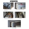 2 Pairs Window Restrictors Locks,Aongray Window Restrictor Hook Window for