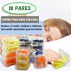Tapones Oidos, 18 pares Tapones para Oídos, Tapones para Nadar,