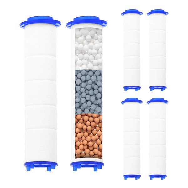 uxcell Shower Head Filter PP Cotton Filter Cartridge Replacement with
