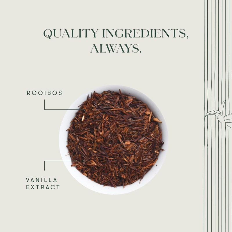 Luxmi Estates - Rooibos Vanilla - Organic Rooibos Tea with