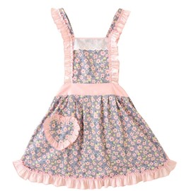 CRB Fashion Ladies Women For Cooking Baking Chef Apron with Pocket (Purple)