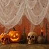 ハロウィン 飾り 蜘蛛の巣 クモ 4枚 飾り付け 76cm×182cm/枚 お化け屋敷 雰囲気 スパイダーウェブ