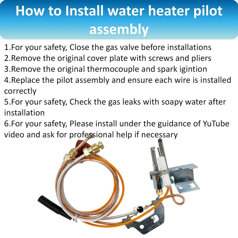 Long Term 9003542 Pilot Assembly Replacement for Natural Gas Water